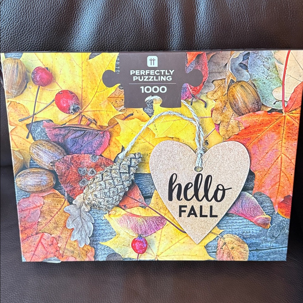 Perfectly Puzzling Hello Fall  Puzzle.   1000 pieces.  More premium puzzle style